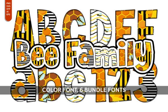 Bee Family: A Playful Font for Creative Design