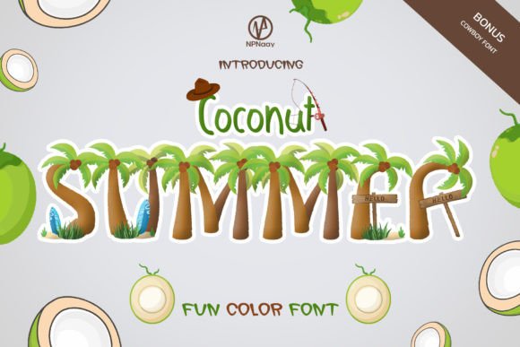 Coconut Summer: Infusing Tropical Charm into Your Design Projects