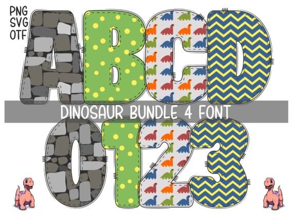 Dinosaur Typeface: A Playful Asset for Creative Design