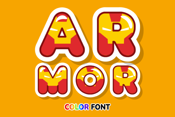 Discover Armor: A Color Font for Bold Visual Statements