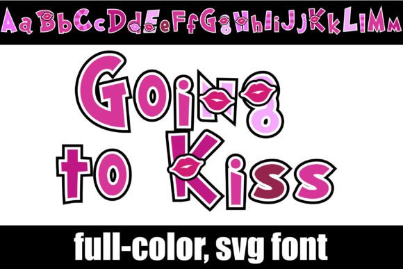 Going to Kiss: A Colorful Font for Vibrant Branding