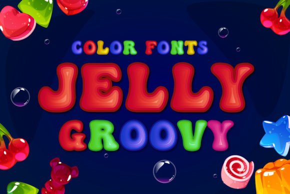 Jelly Groovy: A Vibrant Color Font for Modern Design