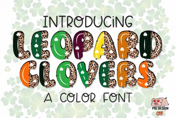 Leopard Clovers: A Playful Font for Modern Design
