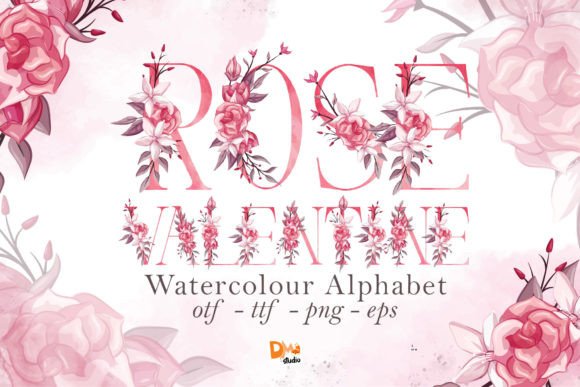 Rose Valentine Watercolour: A Font for Romantic Design