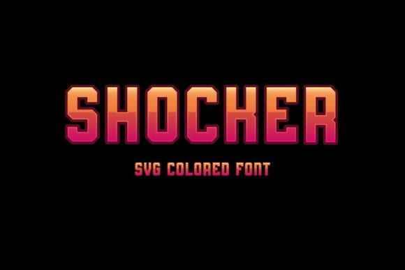 Shocker: A Modern Color Font for Impactful Design