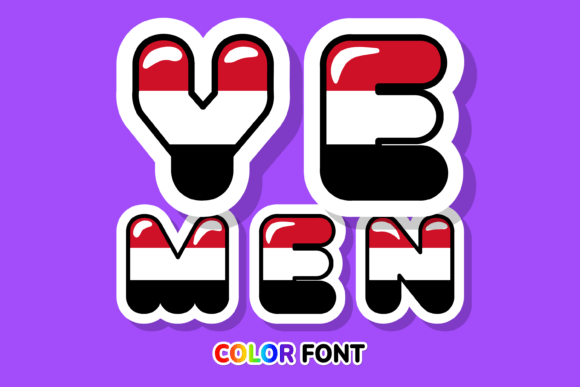 Yemen: A Unique Color Font for Modern Design
